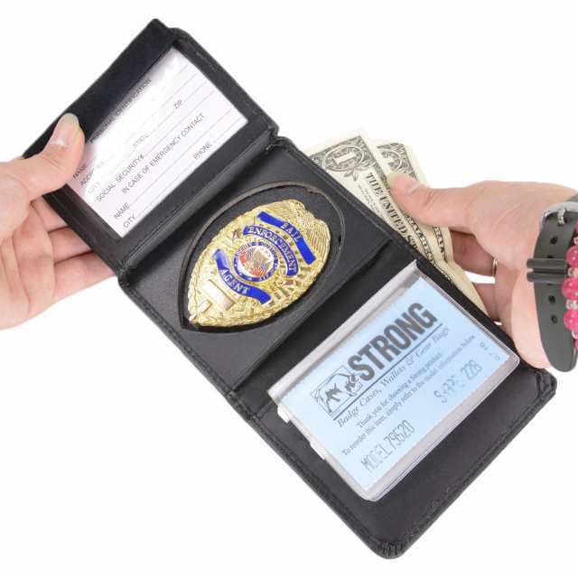 ストロング ID＆ポリスバッジホルダー 79520シールド大 盾型[79520-228]の通販は