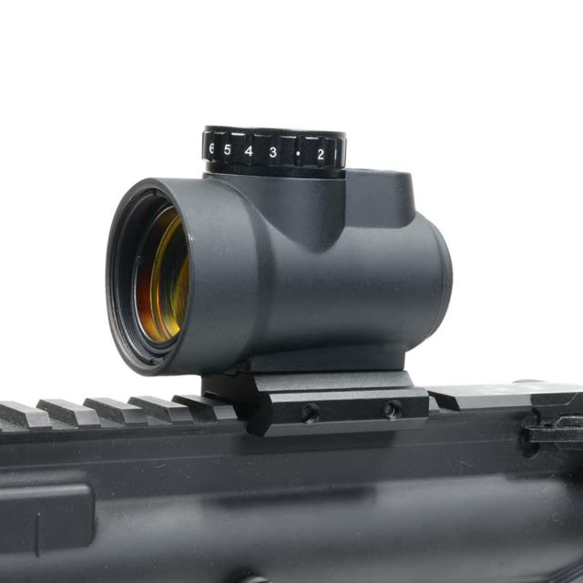 AIM-O ドットサイト 2.0MOA ハイマウント付き 8段階輝度調整 AO3058[ao3058bk]