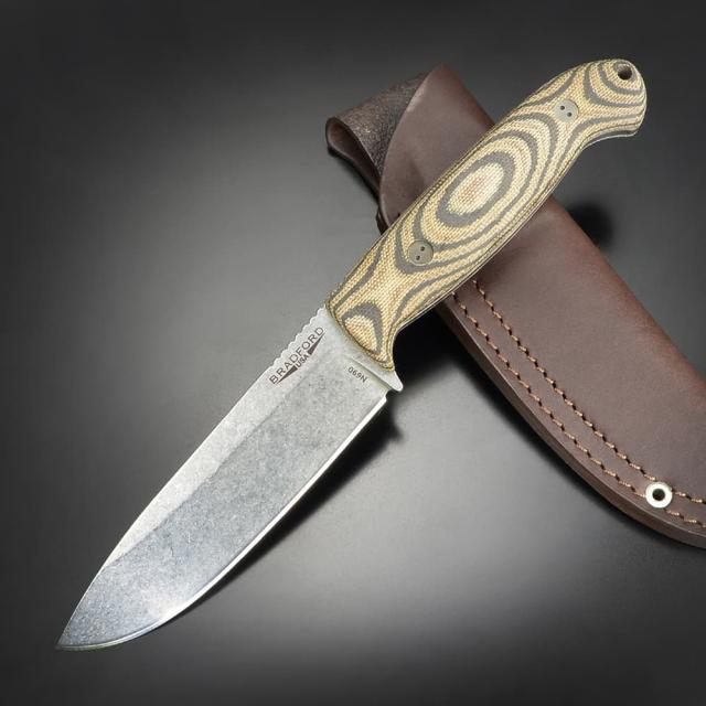 Bradford Knives アウトドアナイフ Guardian 5.5 固定刃 MagnaCut鋼 マイカルタ 3Dカモ[bbrad55s109r]