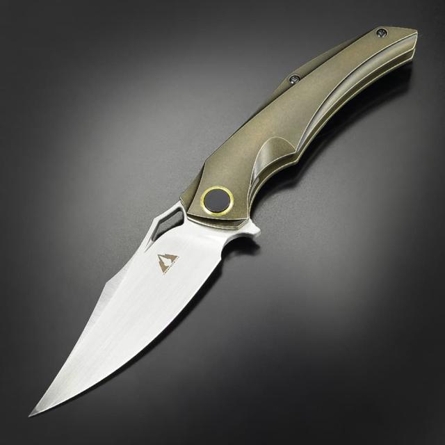 CMB Made Knives 折りたたみナイフ Prowler フレームロック式 ポーチ付属 ブロンズ CMB02C[bcmb02cr]