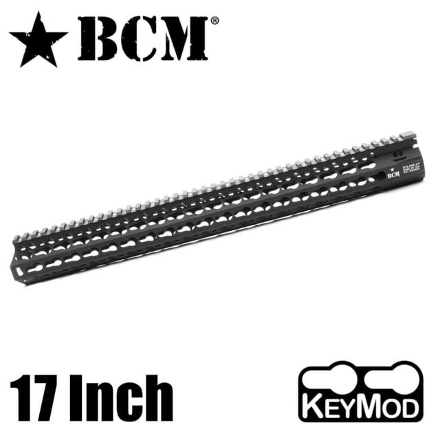 BCM ハンドガード KMR ALPHA フリーフロート KeyMod アルミ合金製 M4/AR15用 [ 17インチ ][bcmkmra17b]