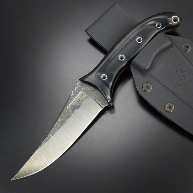 CONDOR Tool&Knife アウトドアナイフ Pandur ブラックマイカルタ 61723[bctk1818452hcr]