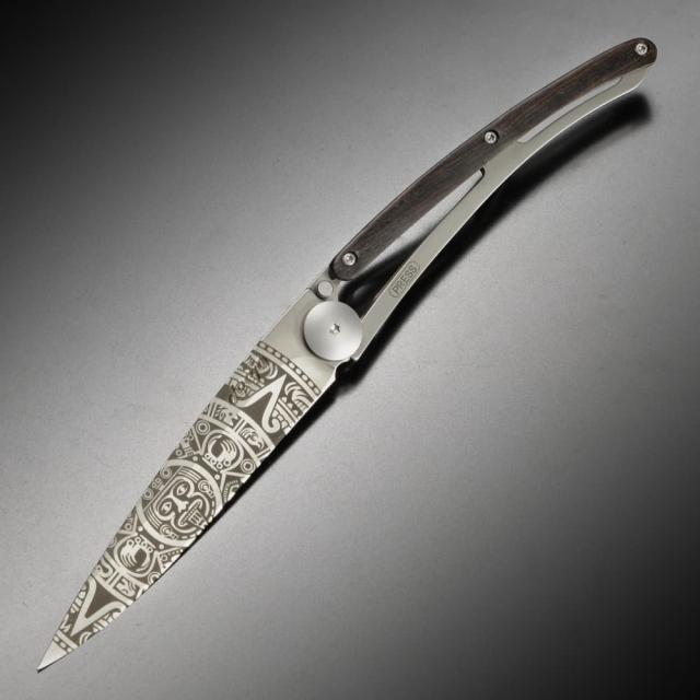 Deejo 折りたたみナイフ Aztec Sun ライナーロック 37G エボニー 1CB073[bdee1cb073r] 10,221円