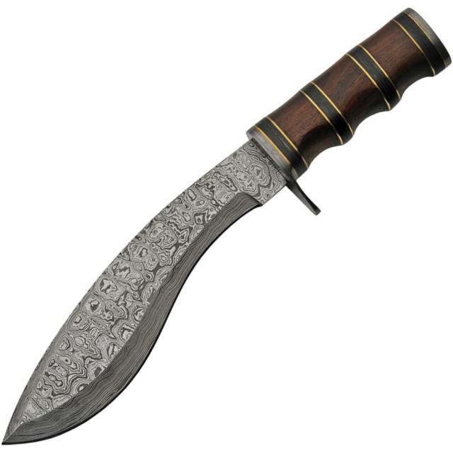 Rite EDGE ボウイナイフ Rosewood ダマスカス鋼 ククリ 革製シース付属 DM1261[bdm1261r] 12,201円
