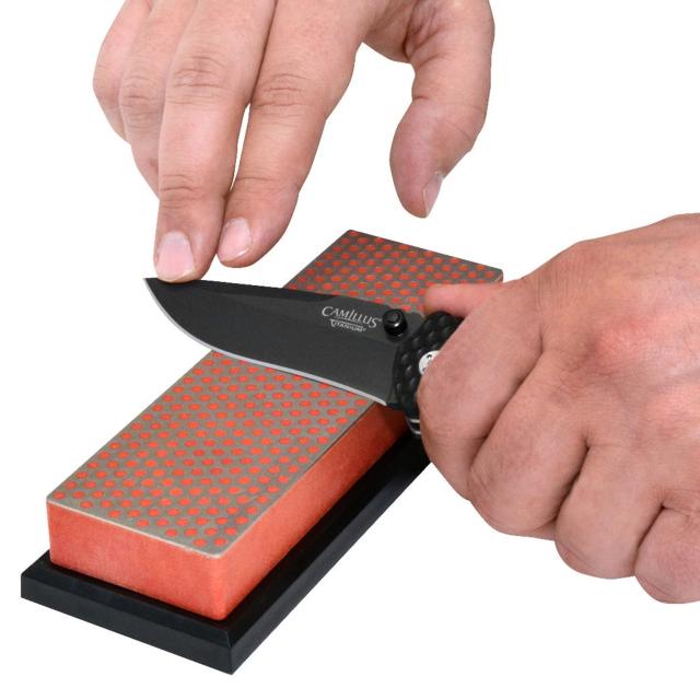 DMT ダイヤモンドシャープナー Diamond Whetstone 6インチ 細目 プラスチックボックス付き W6FP[bdmtw6fpr]