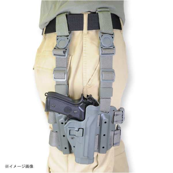 BLACKHAWK レッグホルスター Serpa LV2 ベレッタ92/M9A1 レール対応