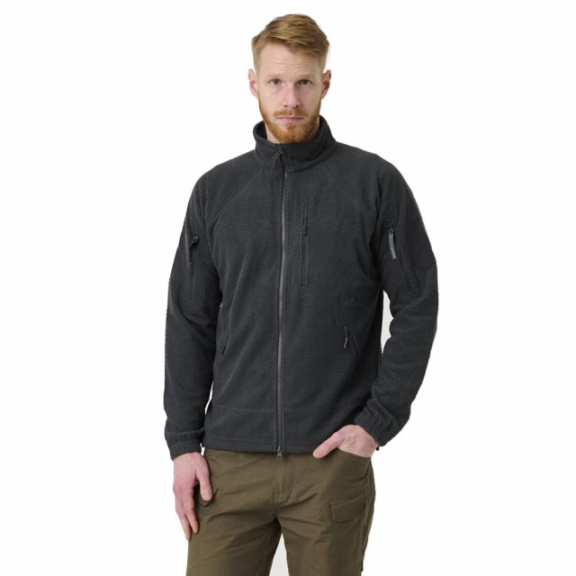 HELIKON-TEX ジャケット ALPHA TACTICAL グリッドフリース BL-ALT-FG [ シャドーグレー / レギュラー/Mサイズ ][blaltfg35b04]の通販は