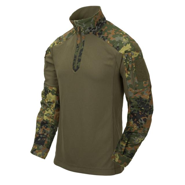HELIKON-TEX コンバットシャツ MCDU 戦闘服 NYCO リップストップ BL-MCD-NR [ フレックターン/オリーブグリーン / レギュラー/XSサイズ ][blmcdnr2302a2]