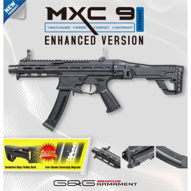 G&amp;G ARMAMENT 電動ガン MXC9 ENHANCED VERSION 電子トリガー MOSFET搭載[egcmxcev9b]