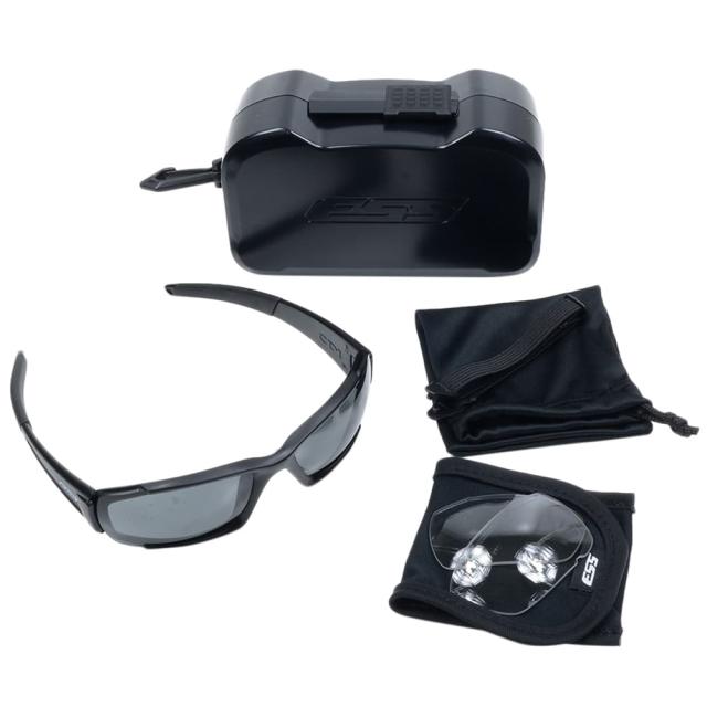 ESS サングラス CDI ブラック スモークグレーレンズ 740-0296 [ ハードケース ][ess7400296]