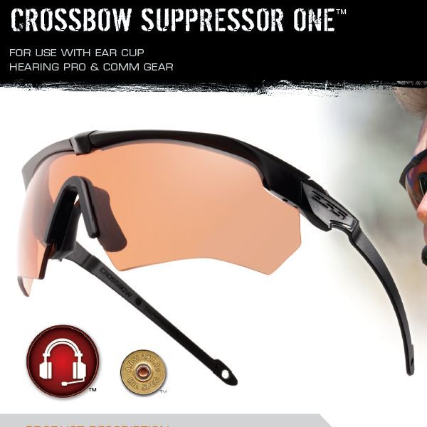 ESS シューティンググラス CROSSBOW SUPPRESSOR クロスボウ