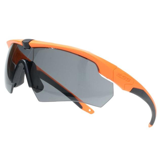 ESS シューティンググラス Crossbow ハイビスオレンジフレーム 2色レンズセット ケース付き E9007-22[essee900722]