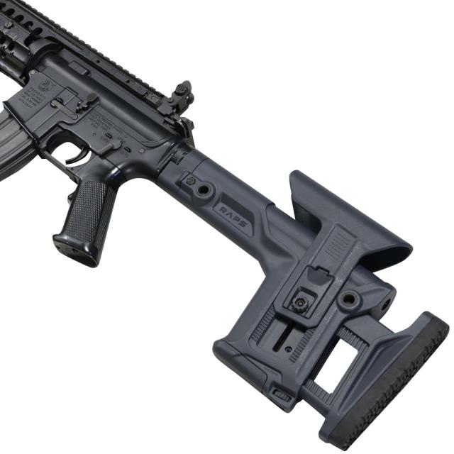 FAB Defense スナイパーストック RAPS フルアジャスタブル M4/AR15/SR25用 [ グレー ][fxrapsgr]