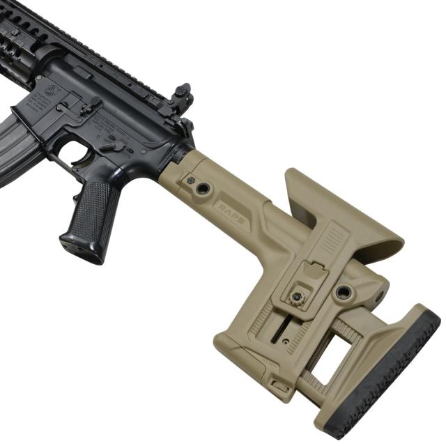 FAB Defense スナイパーストック RAPS フルアジャスタブル M4/AR15/SR25用 [ タン ][fxrapst]