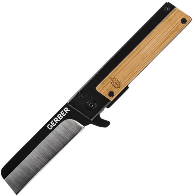 GERBER 折りたたみナイフ QUADRANT クアドラント 直刃 フレームロック式 バンブー 30-001702[g1702]