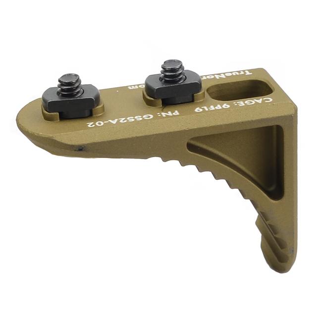 True North Concepts ハンドストップ GripStop シングル M-LOK対応 アルミ製  [ アースブラウン / ロング ][gss2a02]