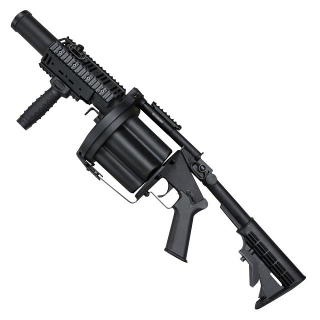 Ics Airsoft ガスガン グレネードランチャー Mgl ロング 6発装填 Ics 192 Ics192 の通販はau Pay マーケット レプズギア