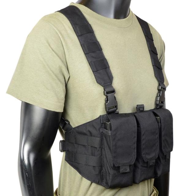 HELIKON-TEX チェストリグ Chicom Chest Rig コーデュラナイロン製 KK-CCR-CD [ ブラック ][kkccrcd01]