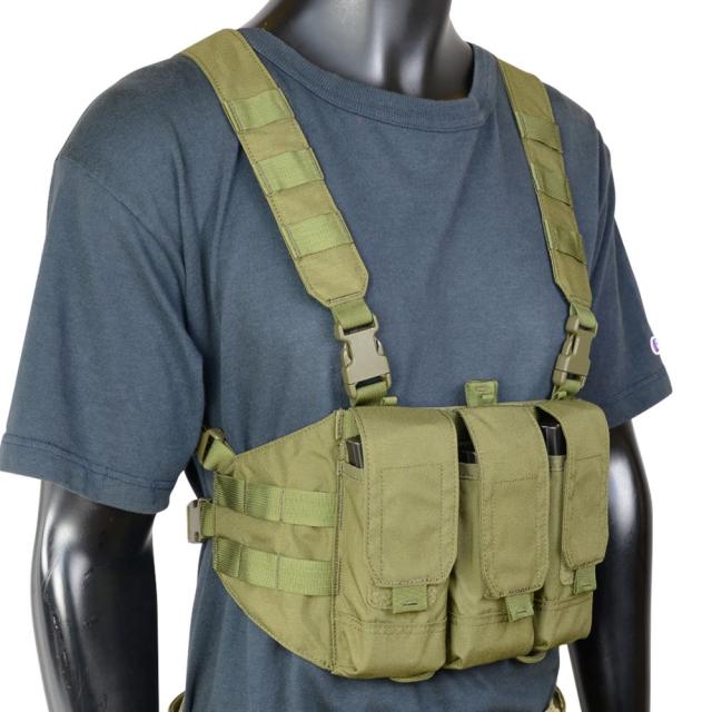 HELIKON-TEX チェストリグ Chicom Chest Rig コーデュラナイロン製 KK-CCR-CD [ オリーブグリーン ][kkccrcd02]