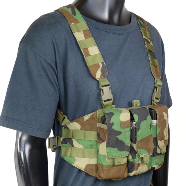 HELIKON-TEX チェストリグ Chicom Chest Rig コーデュラナイロン製 KK-CCR-CD [ ウッドランド ][kkccrcd03]