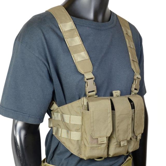 HELIKON-TEX チェストリグ Chicom Chest Rig コーデュラナイロン製 KK-CCR-CD [ RAL7013(ブラウングレー) ][kkccrcd81]