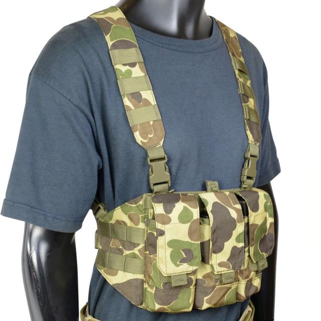 HELIKON-TEX チェストリグ Chicom Chest Rig コーデュラナイロン製 KK-CCR-CD [ ダックハンターカモ ][kkccrcddh]