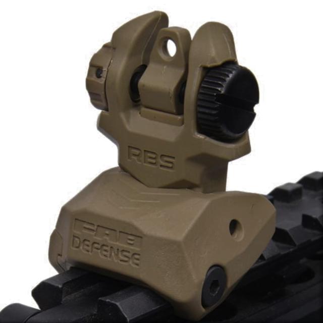 FAB Defense リアバックアップサイト RBS [ タン ][ra00392]