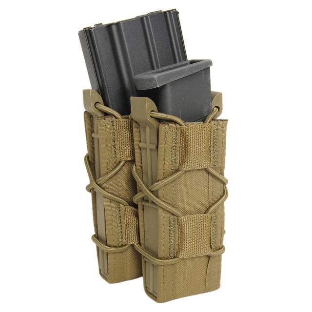 Warrior Assault Systems ライフル&拳銃用マグポーチ M4/AK/7.62mm/9mm/45口径 クイック [ コヨーテタン ][ra04061]