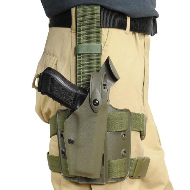 SAFARILAND レッグホルスター SLS Glock20/21用 右利き用 6004-383 [ オリーブドラブグリーン ][ra04175]