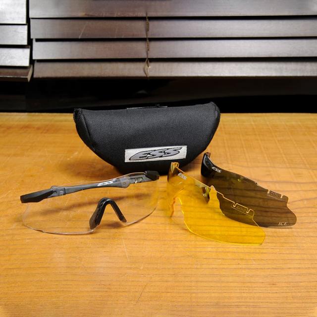 米軍放出品 ESS シューティンググラス ICE 2.4 アイシールド 防弾サングラス [ 難あり ][ra05210]