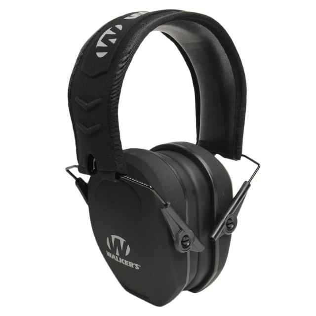 WALKERS 防音イヤーマフ RAZOR SLIM PASSIVE MUFF 折り畳み式 ブラック