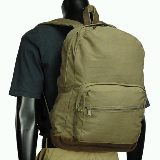 Rothco バックパック 20L ヴィンテージ加工 9666 コットン製 オリーブドラブ[ra05489]
