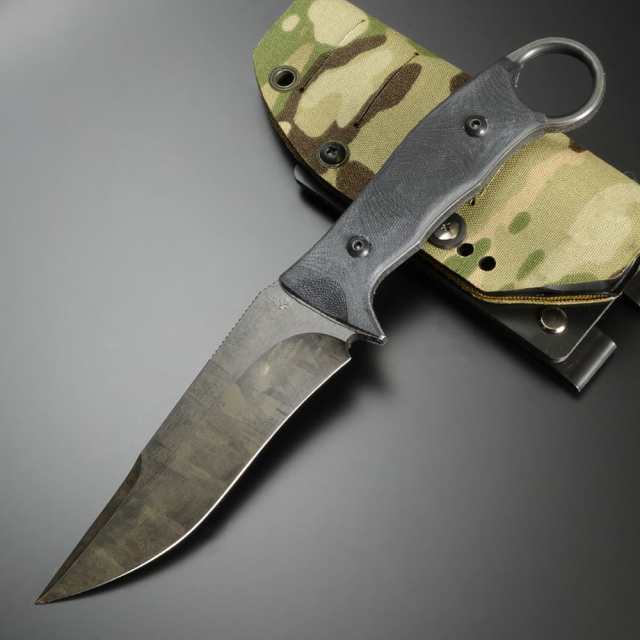 Makkari knives ユーティリティーナイフ 間狩純平作 AT9-S MOLLEシース[ra07831]の通販はau PAY マーケット -  レプズギア | au PAY マーケット－通販サイト