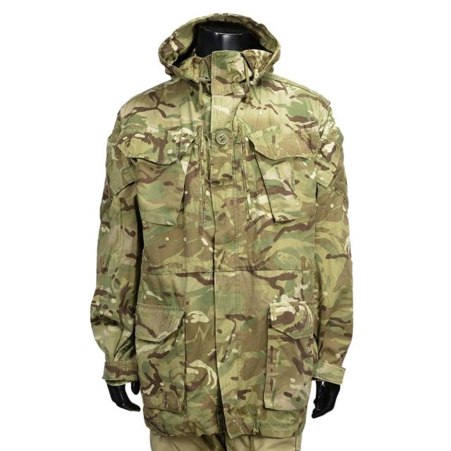 イギリス軍放出品 マウンテンパーカー 裏地メッシュあり MTPカモ 防風 防寒 スモック 小サイズ [ 170/96 / 可 ][ra08866]