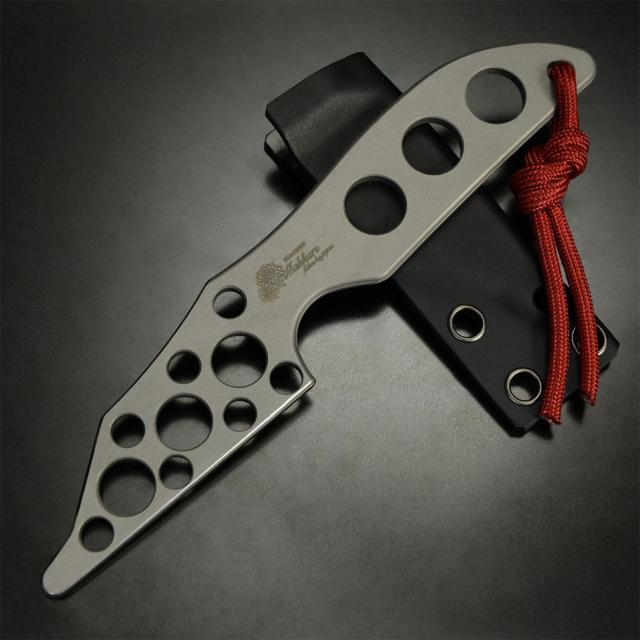 Makkari knives トレーニングナイフ 間狩純平作 スケルトンロバピートレーナー[ra11156]