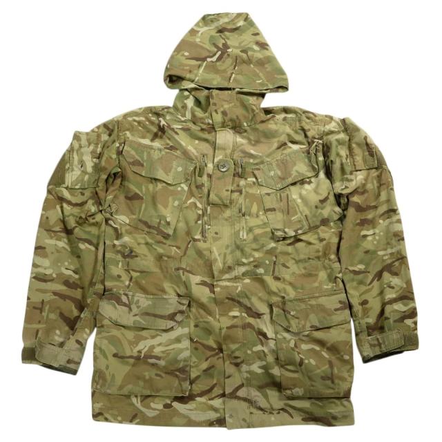 イギリス軍放出品 マウンテンパーカー 裏地メッシュなし MTPカモ 防風 防寒 スモック [ 170/88 / 良い ][ra15012]