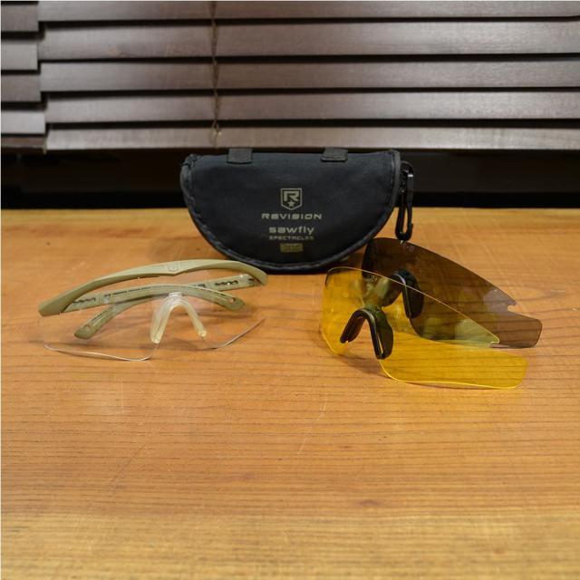 米軍放出品 REVISION シューティンググラス Sawfly MVD 防弾 タンフレーム [ 良い ][ra15179]
