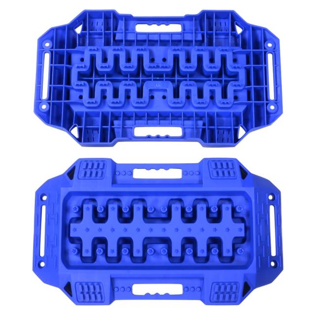 スタックリカバリーラダー 自動車用 スノーヘルパー 2枚セット [ ブルー ][ra16913]