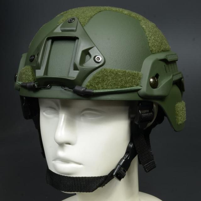 ヘルメット MICH2000タイプ 樹脂製 レールマウント NVGマウントベース 