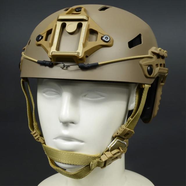 FMA タクティカルヘルメット CAIMANタイプ 樹脂製 ハイブリッドヘルメットシステム [ タン ][ra17239]