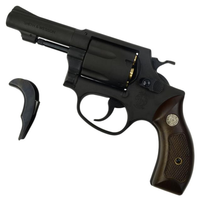 Marushin ガスガン S&W M36 チーフスペシャル 3インチ HW 木目調プラグ