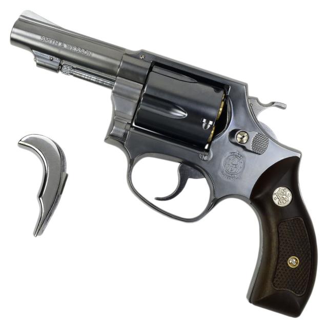 マルシン ガスガン S&amp;W M60 チーフスペシャル 3インチ シルバーABS 木目調プラグリップ 032514[ra18913]