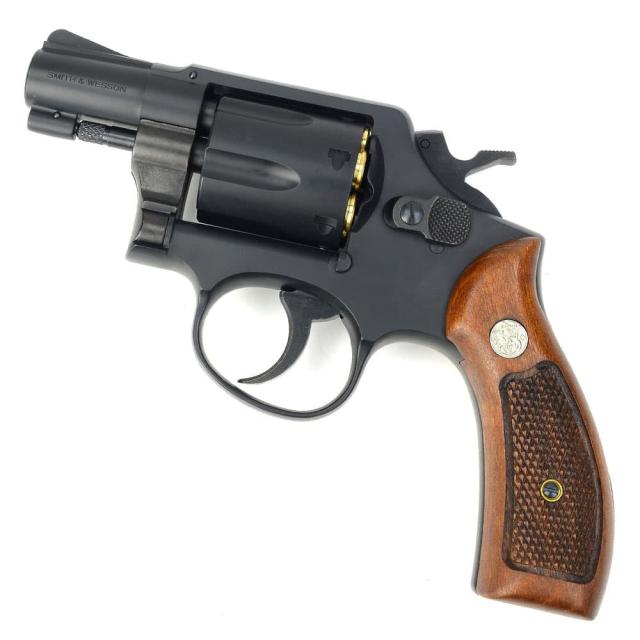 マルシン ガスガン M10 2インチ マットブラックABS 木製グリップ 072506[ra19159]