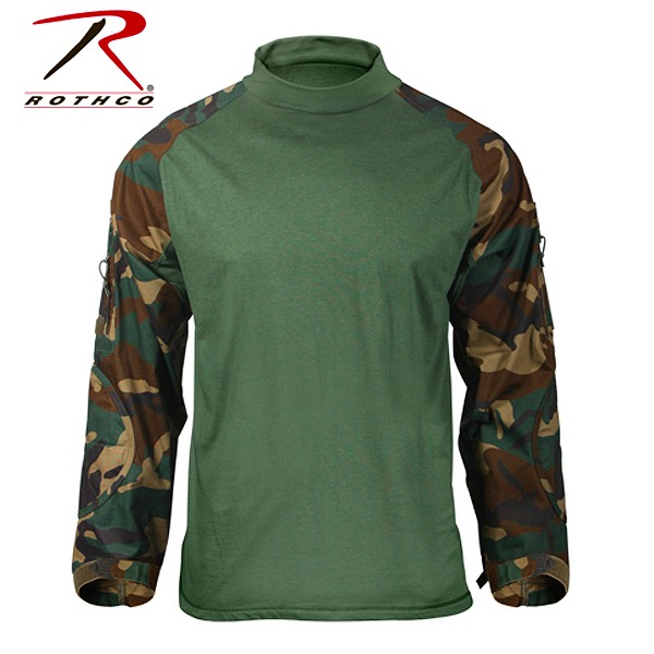 Rothco コンバットシャツ ウッドランドカモ 90025 [ Mサイズ ][ro90025m] 5,107円