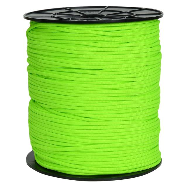ATWOOD ROPE 550パラコード タイプ3 ネオングリーン [ 305m ][ss18neongreen]