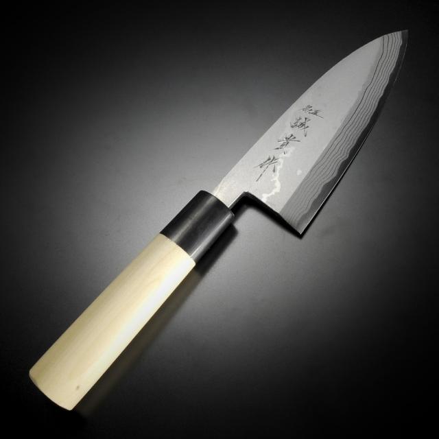 出刃包丁 田中一之刃物製作所 誠貴作 積層鋼 150mm[ta15dde]の通販は 21,800円