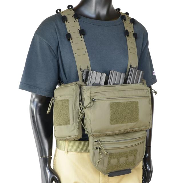 Warrior Assault Systems チェストリグ MCR Mk1 タイプ2 W-LC-MCR-MK1-TYPE-2 [ レンジャーグリーン / Hハーネス ][wlcmcrhmk1t2r]