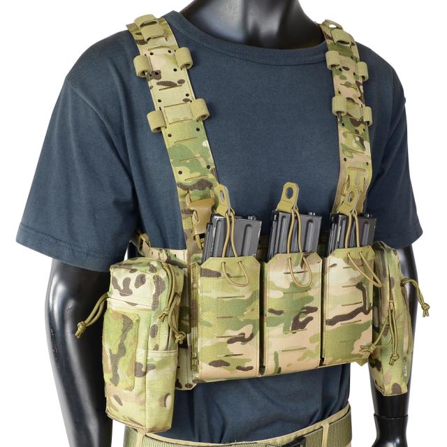 Warrior Assault Systems チェストリグ MCR バンシー 標準 AKマガジン対応 W-LC-MCR-H-TBAK [ マルチカム / Hハーネス ][wlcmcrhtbakm]