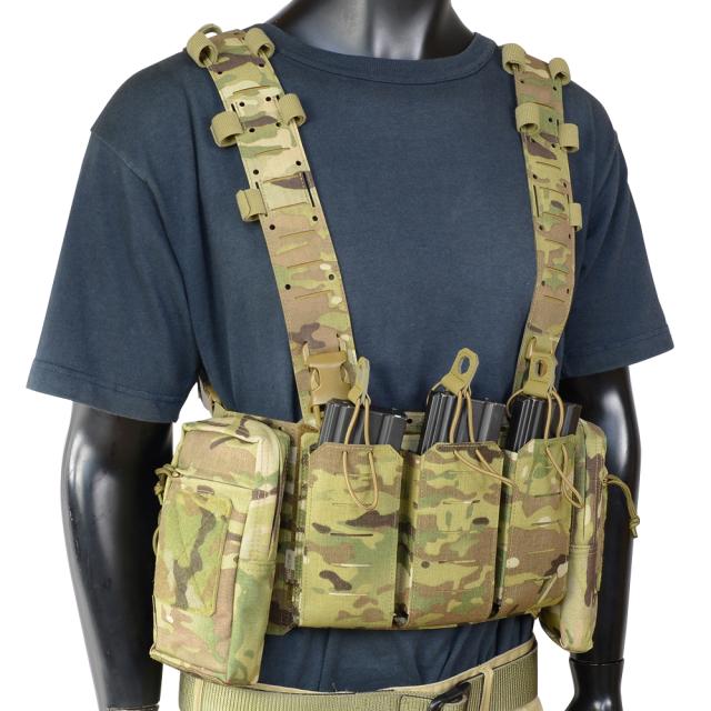 Warrior Assault Systems チェストリグ MCR バンシー 標準 AKマガジン対応 W-LC-MCR-H-TBAK [ マルチカム / Xハーネス ][wlcmcrxtbakm]
