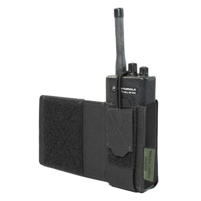 Warrior Assault Systems ラジオポーチ 左用 ベルクロ式 ウィング W-LC-WV-ARP-L [ ブラック ][wlcwvarplblk]